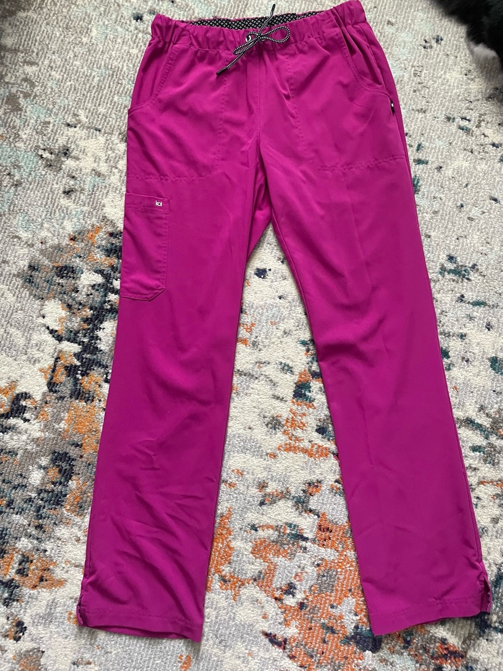 Koi NectGen Women's Fuchsia Drawstring Scrub Pants